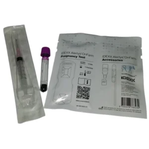 Pregnancy test strip for cows